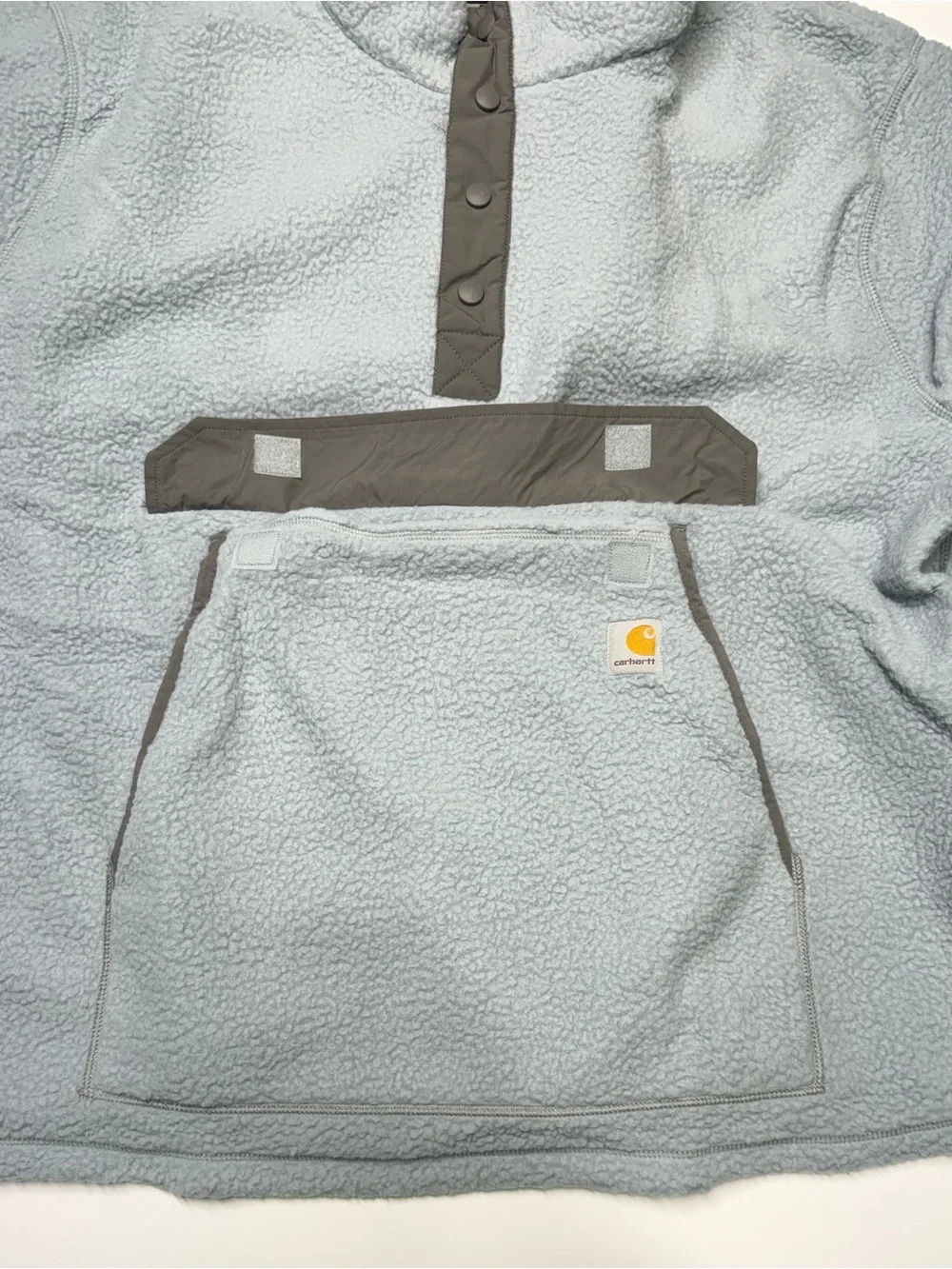 Carhartt  Fleece Pullover Sweatshirt OJ4991 Men’s Size 3XL Relaxed Fit blue NWT